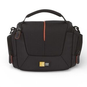 Case Logic DSLR Camera Bag DCB-305 Padded Camera Case Black Crossbody Travel